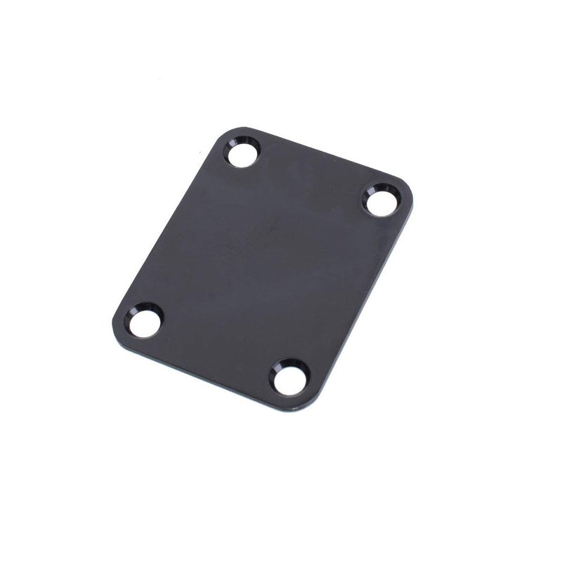LGEGE Electric Guitar Neck Plate with Screws for Replacement Electric Guitar Part for Strat Tele Guitar Black - Image 4